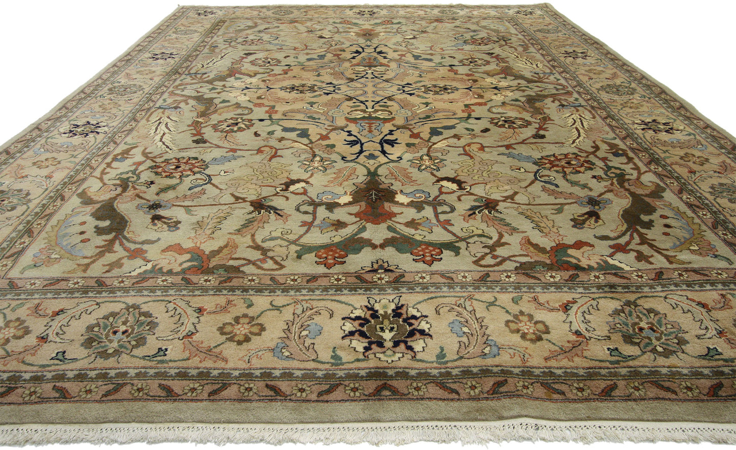 9 x 12 Vintage Indian Rug 74867