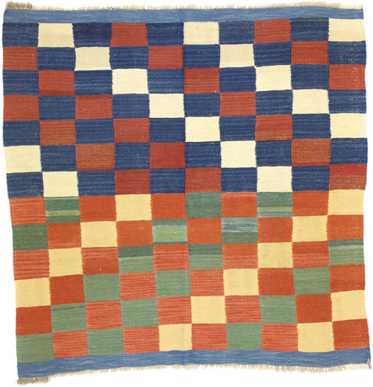 4 x 4 Vintage Kilim Rug 74876
