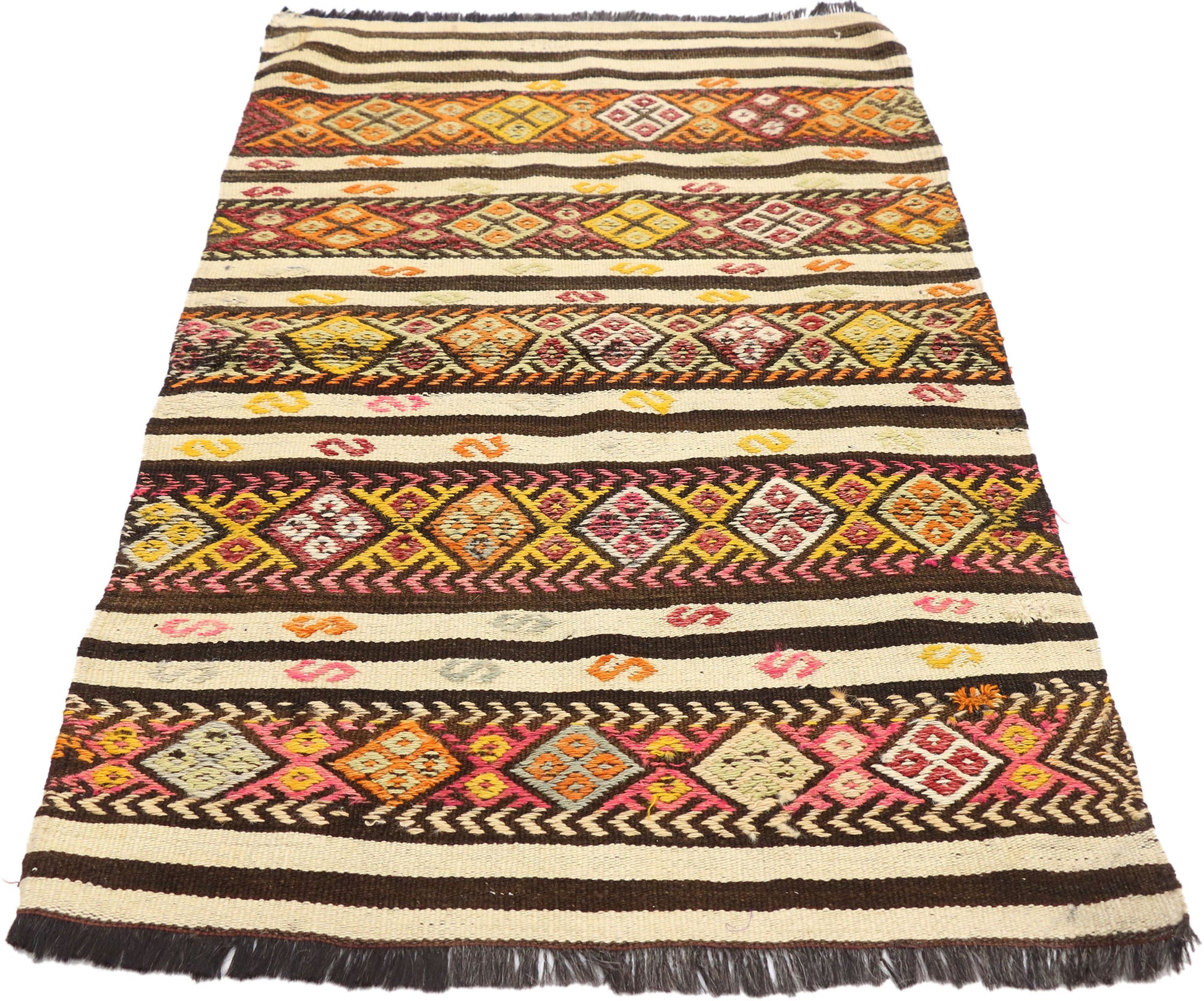 2 x 4 Vintage Kilim Rug 74886