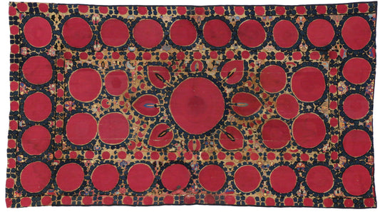 4 x 7 Antique Suzani Rug 74899
