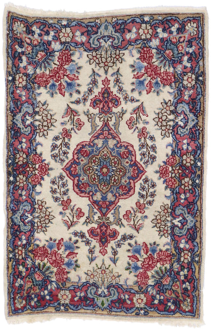 2 x 3 Vintage Persian Kerman Rug 74903