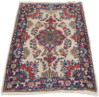 2 x 3 Vintage Persian Kerman Rug 74903
