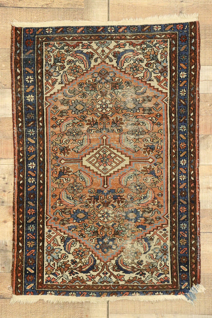3 x 4 Antique Persian Hamadan Rug 74912