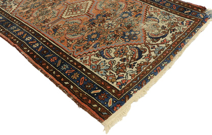 3 x 4 Antique Persian Hamadan Rug 74912