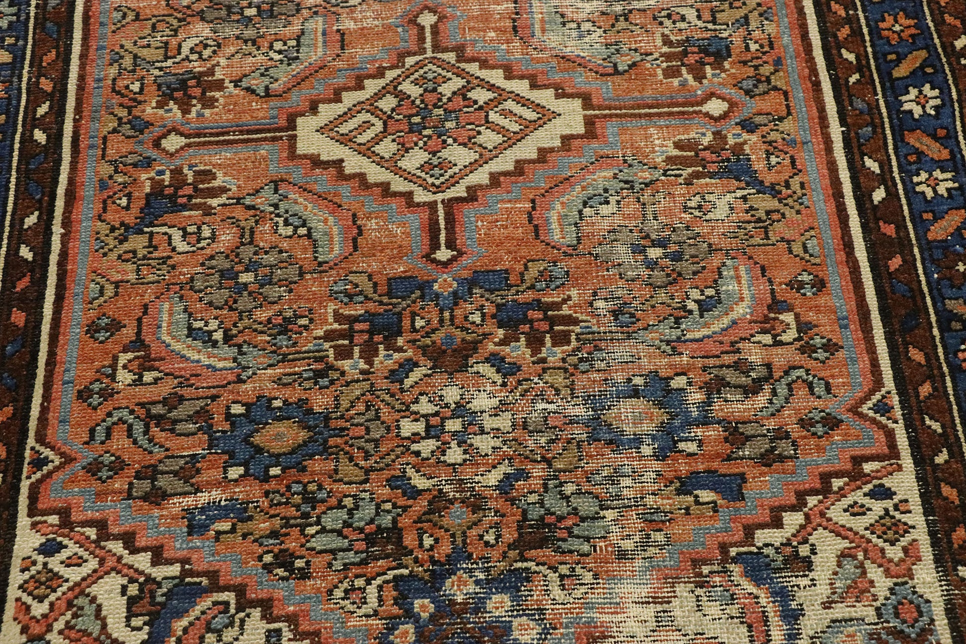 3 x 4 Antique Persian Hamadan Rug 74912