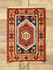 1 x 2 Vintage Indian Oushak Rug 74913