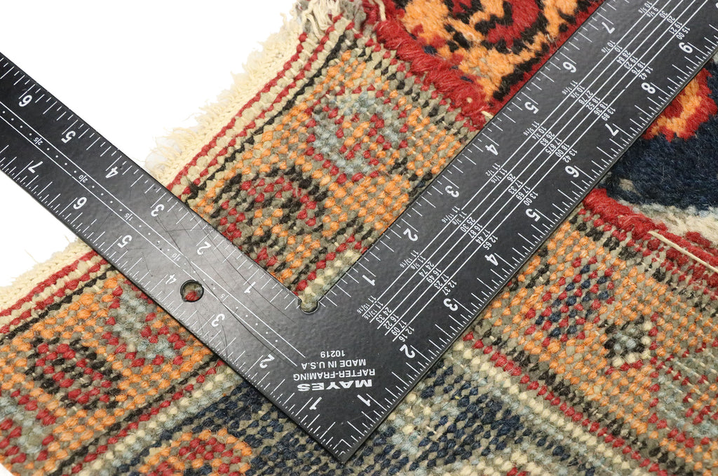 1 x 2 Vintage Indian Oushak Rug 74913