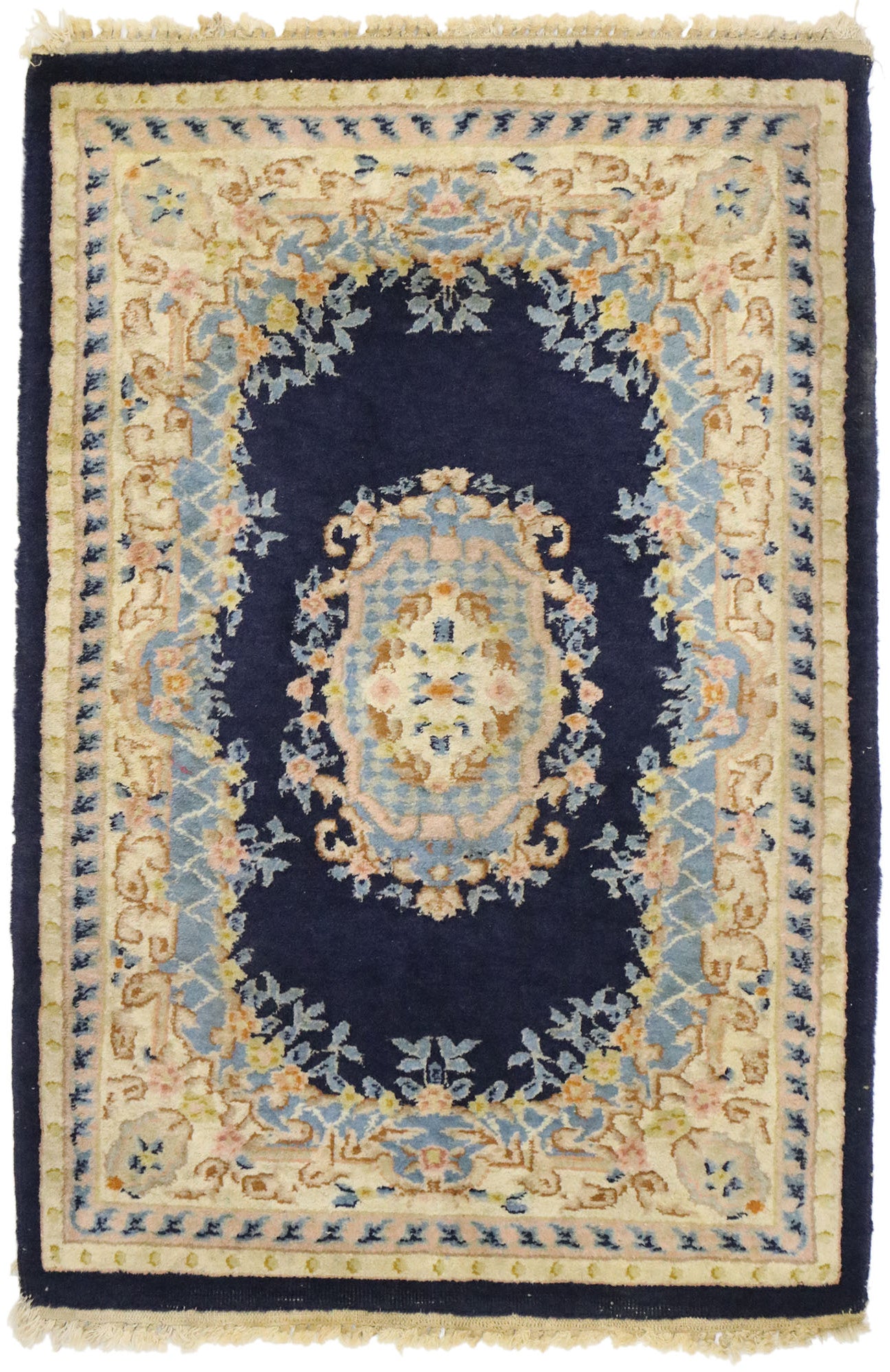 2 x 3 Vintage Persian Kerman Rug 74915