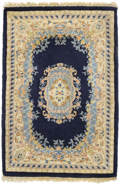 2 x 3 Vintage Persian Kerman Rug 74915
