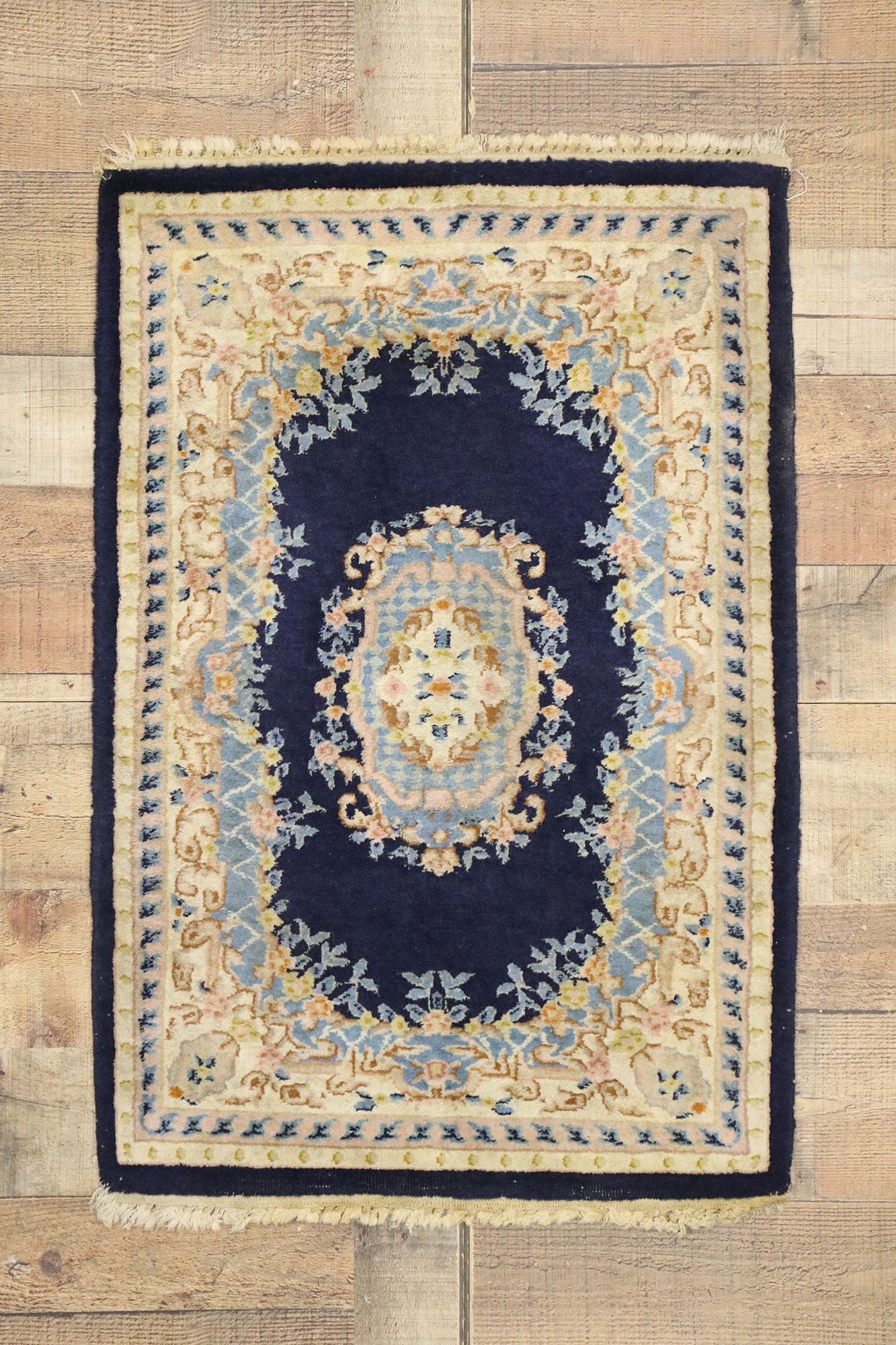 2 x 3 Vintage Persian Kerman Rug 74915