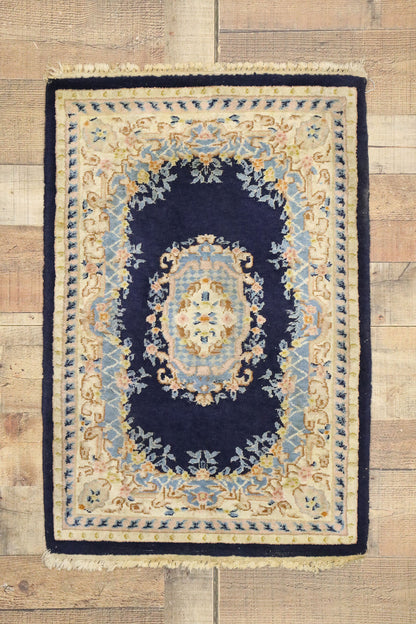 2 x 3 Vintage Persian Kerman Rug 74915