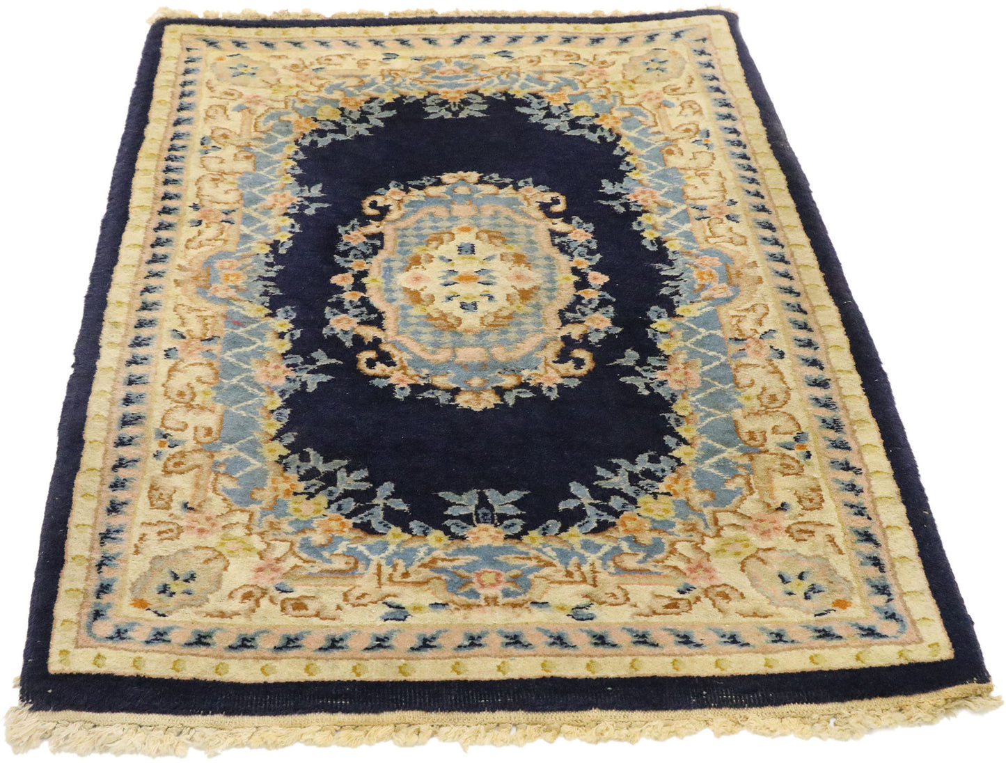 2 x 3 Vintage Persian Kerman Rug 74915