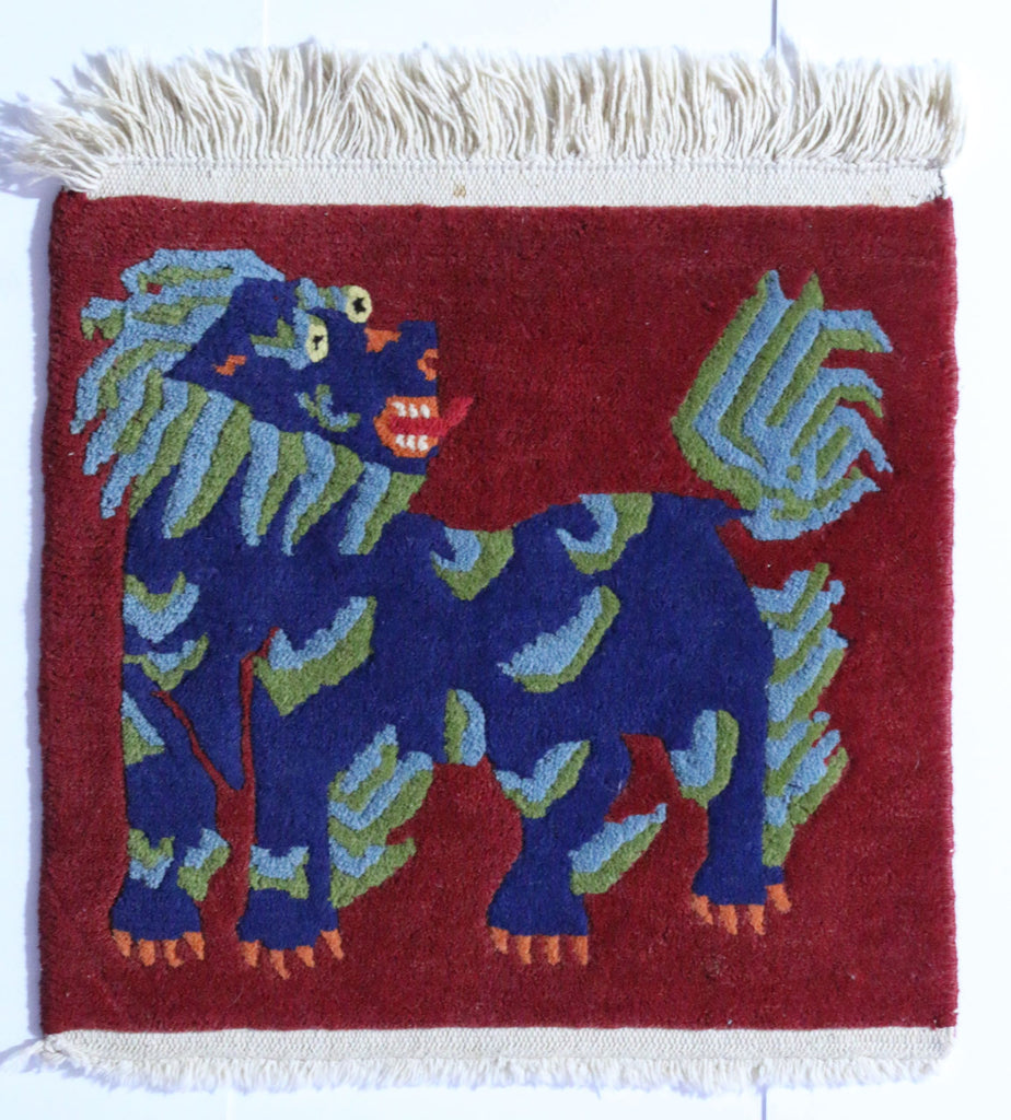 1 x 2 Vintage Tibetan Rug 74916