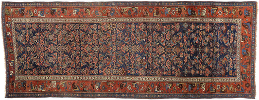 5 x 12 Vintage Bijar Rug 74935