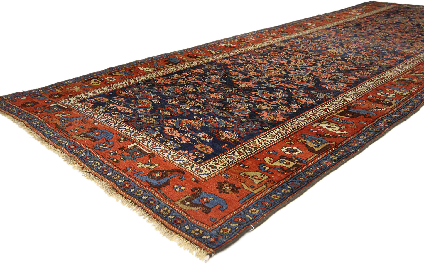 5 x 12 Vintage Bijar Rug 74935