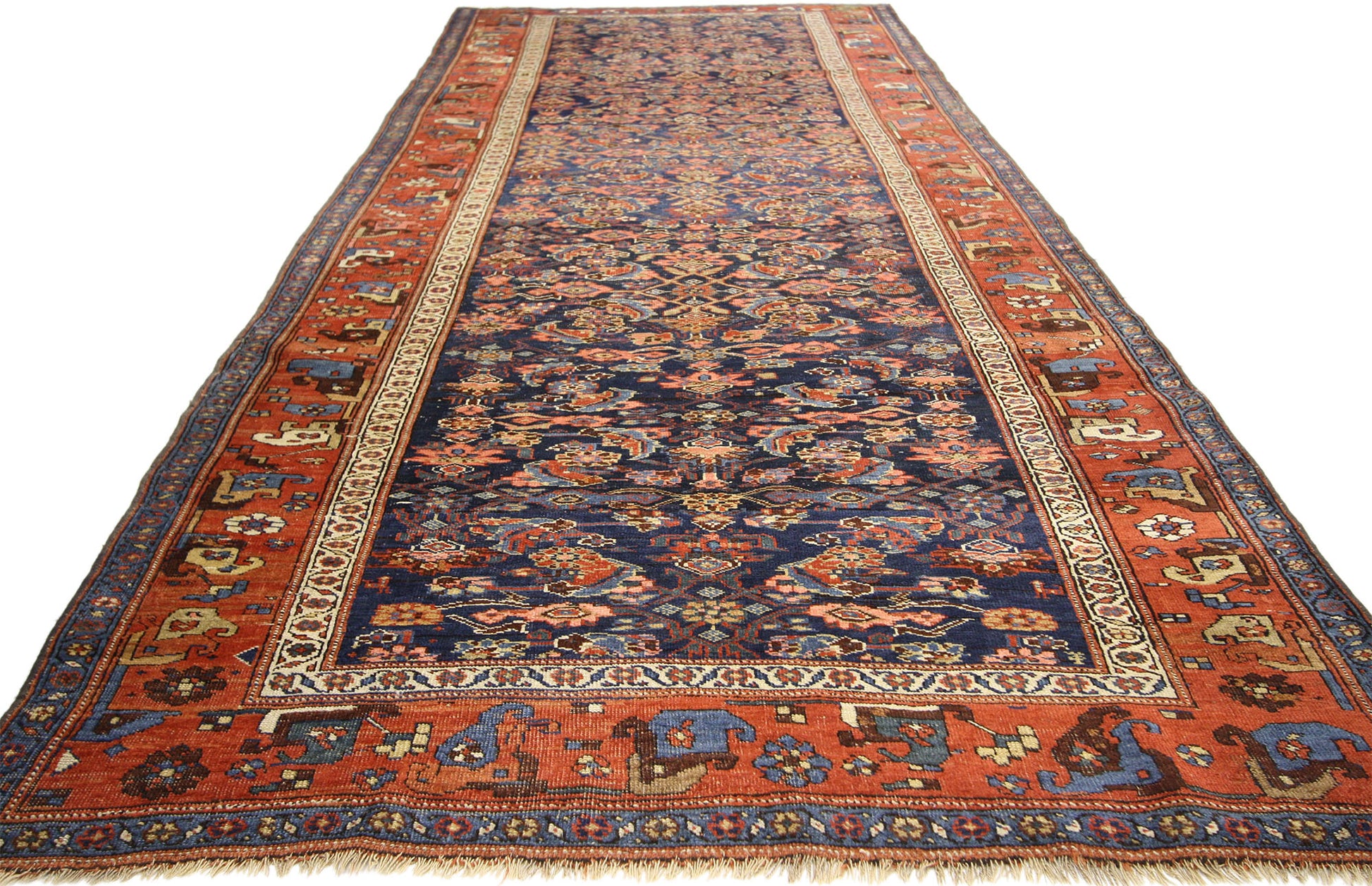 5 x 12 Vintage Bijar Rug 74935