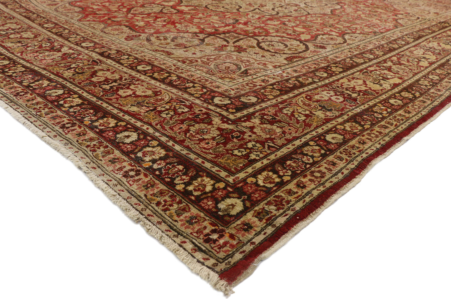 11 x 14 Haji Khalili Antique Persian Tabriz Rug 74937