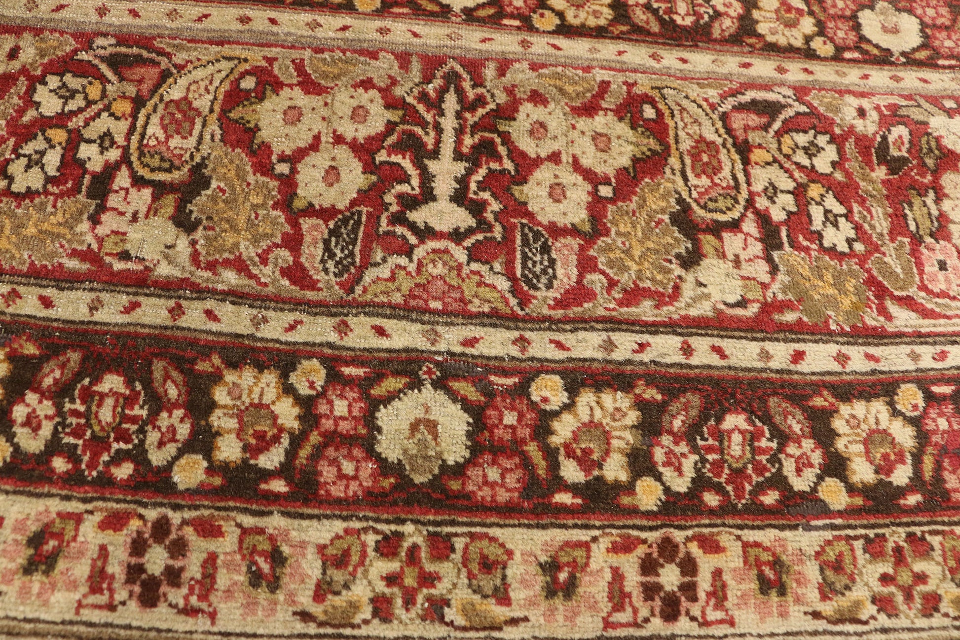 11 x 14 Haji Khalili Antique Persian Tabriz Rug 74937