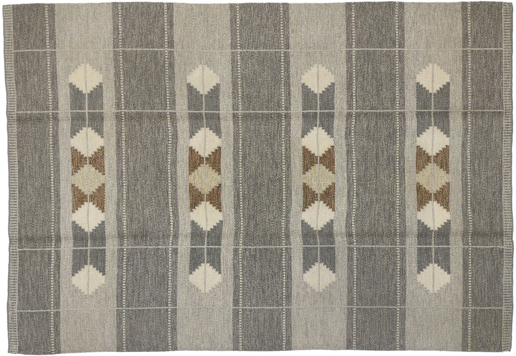 5 x 8 Vintage Swedish Kilim Rug 74941