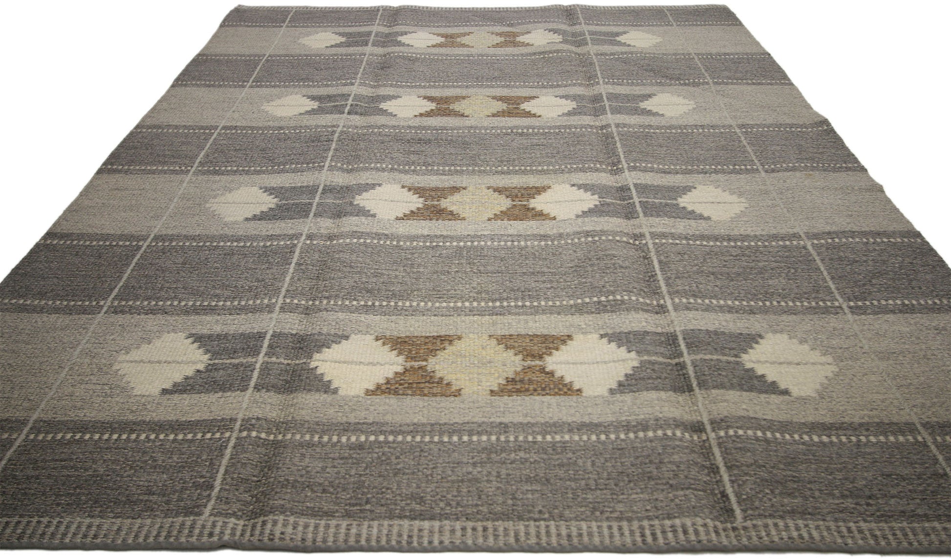 5 x 8 Vintage Swedish Kilim Rug 74941