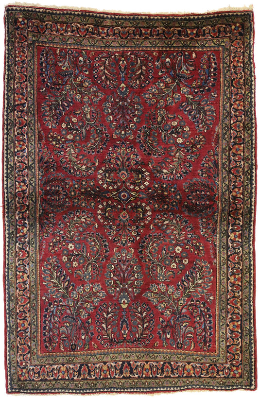 10 x 13 Antique Mashad Rug 74947