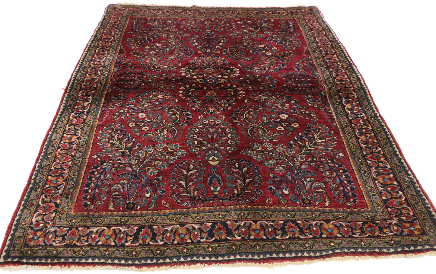 10 x 13 Antique Mashad Rug 74947