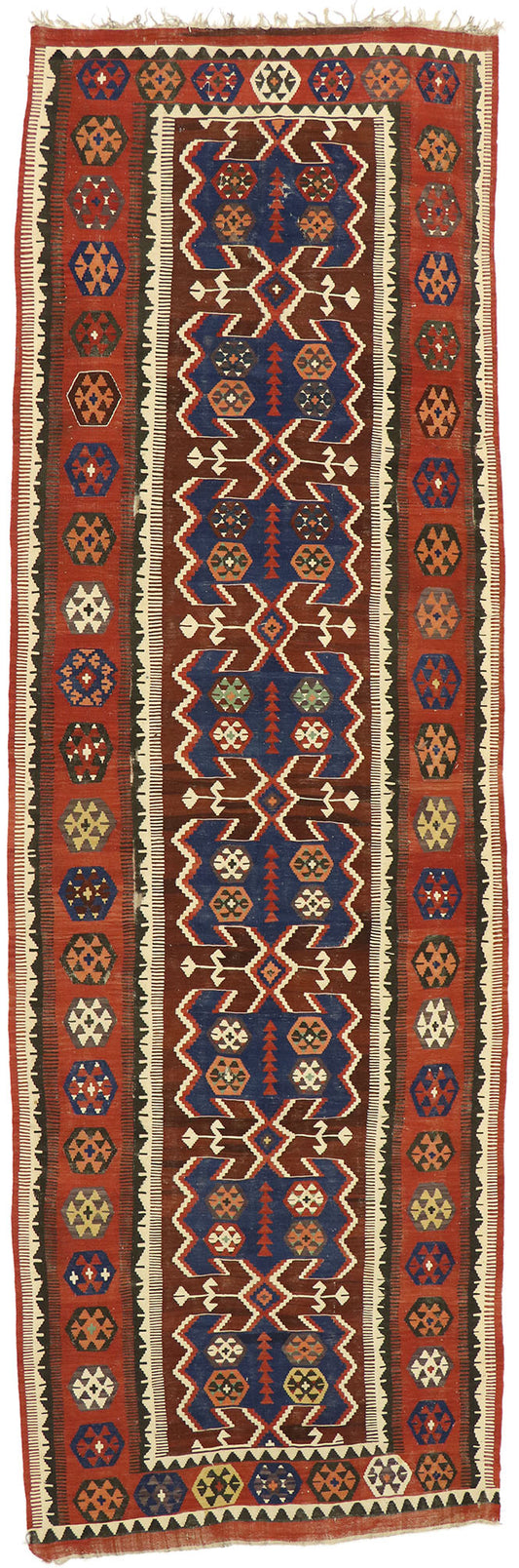 5 x 14 Vintage Persian Kilim Rug 74948