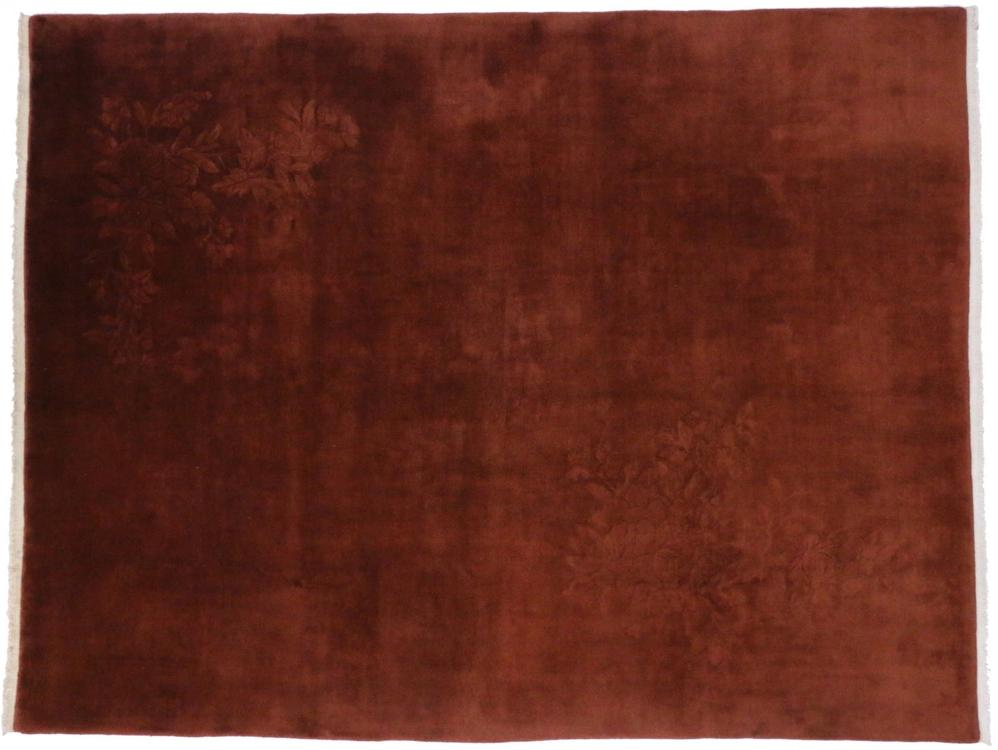 9 x 12 Vintage Chinese Art Deco Rug 74956
