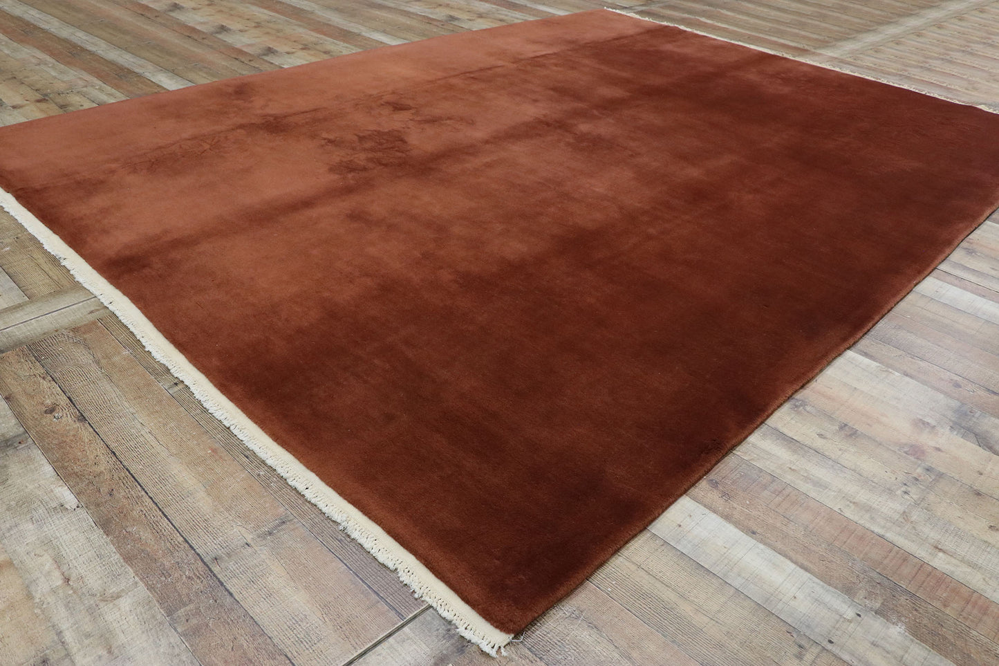 9 x 12 Vintage Chinese Art Deco Rug 74956