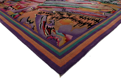 9 x 12 Vintage Savonnerie Rug 74961