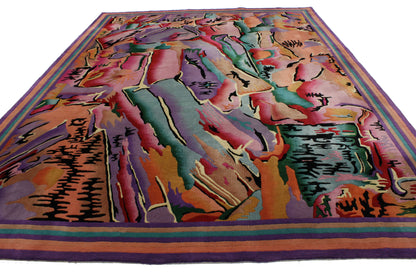 9 x 12 Vintage Savonnerie Rug 74961
