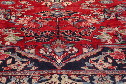 7 x 9 Vintage Persian Mahal Rug 74965