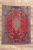 7 x 9 Vintage Persian Mahal Rug 74965