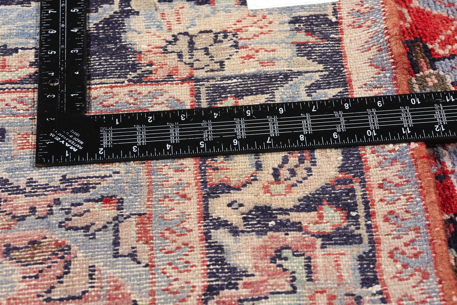 7 x 9 Vintage Persian Mahal Rug 74965