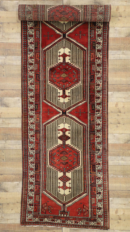 4 x 14 Vintage Serab Rug 74966