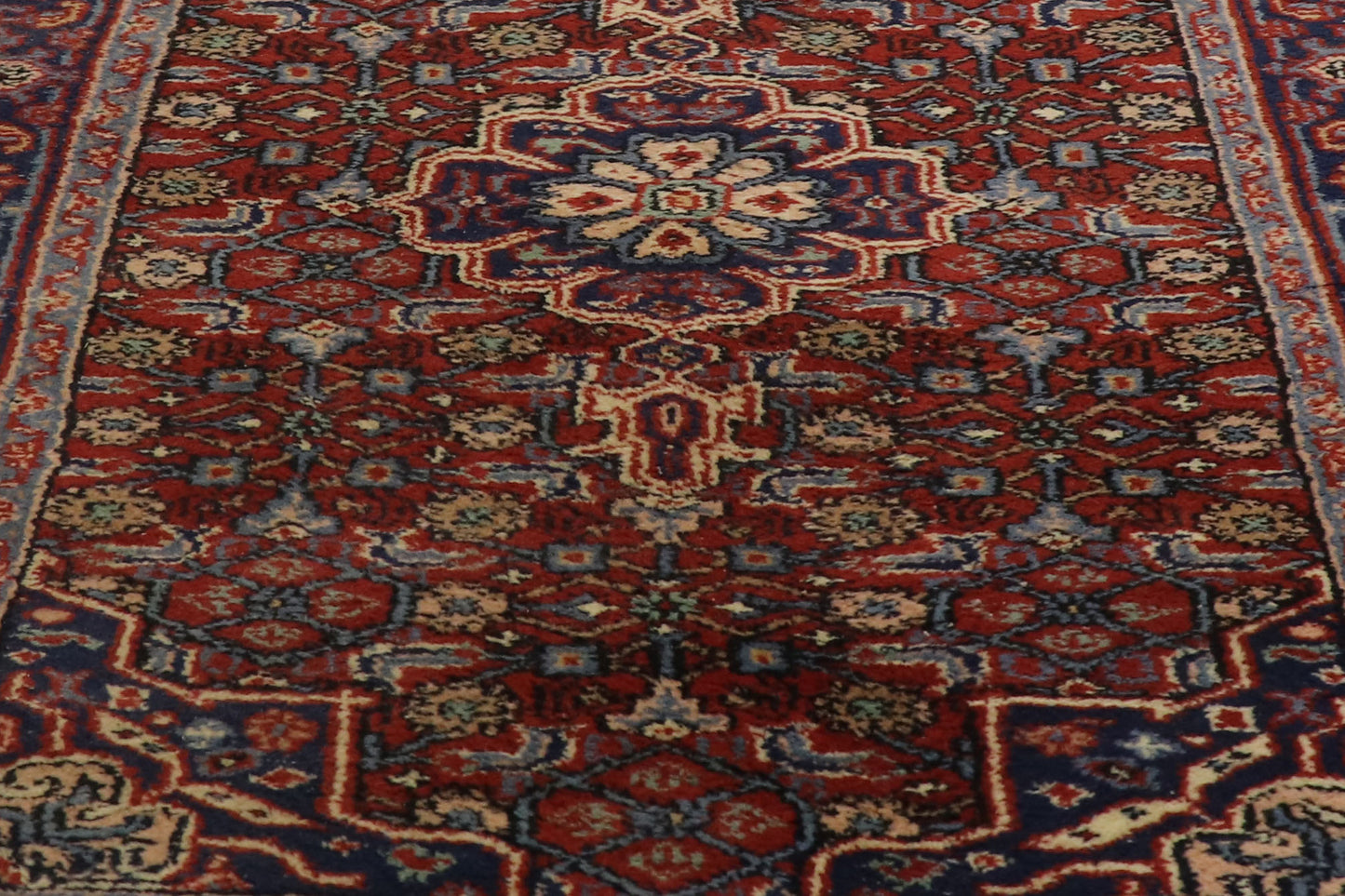 3 x 21 Antique Indian Bijar Rug 74967