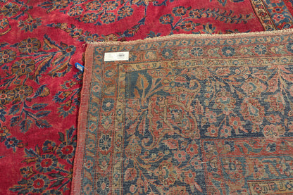 10 x 15 Antique Persian Kashan Rug 74971