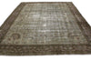 8 x 11 Distressed Vintage Persian Kerman Rug 74973