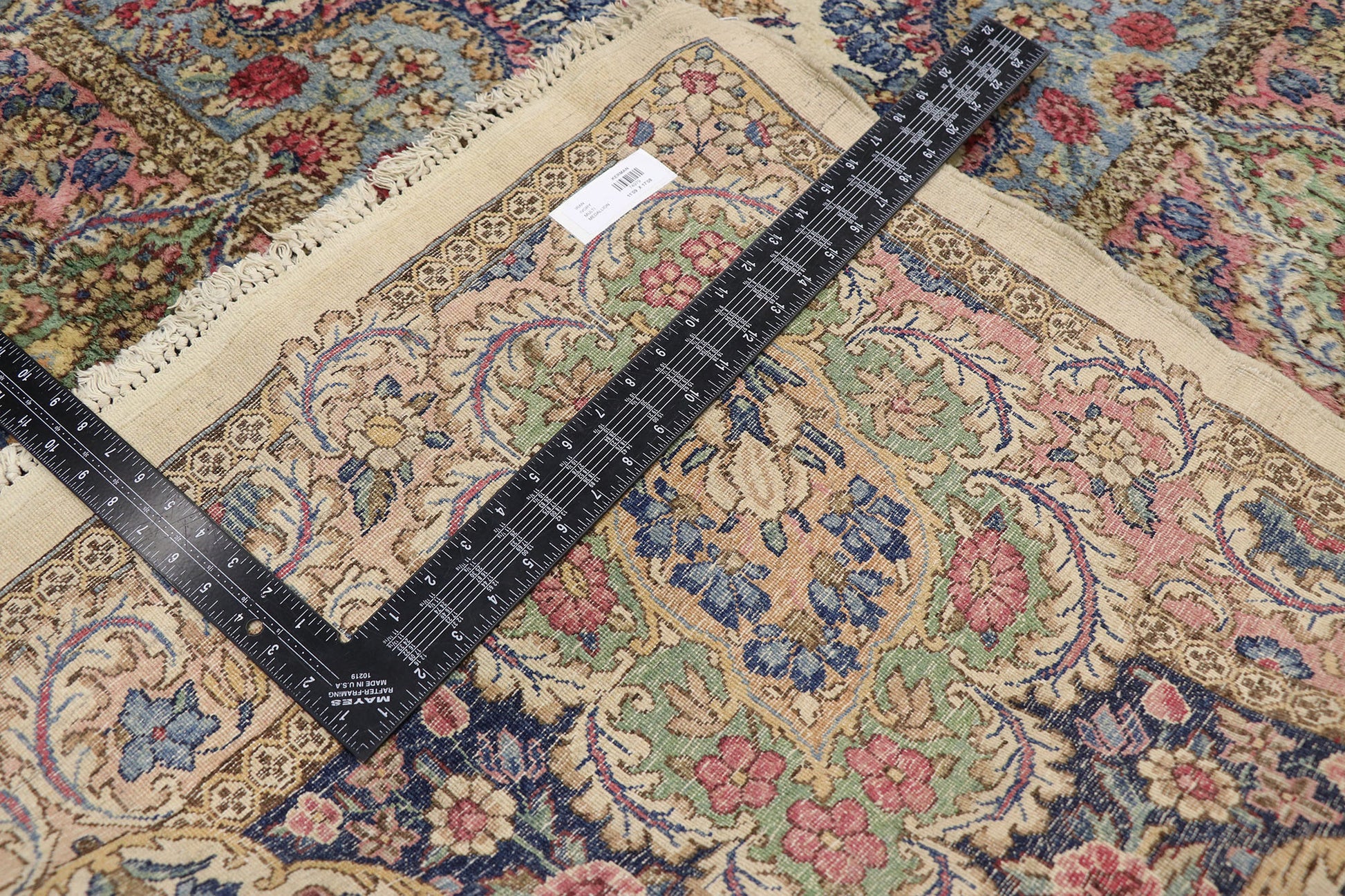 12 x 18 Antique Persian Kerman Rug 74979