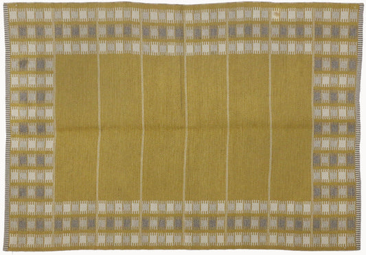 5 x 7 Vintage Swedish Kilim Rug 74984