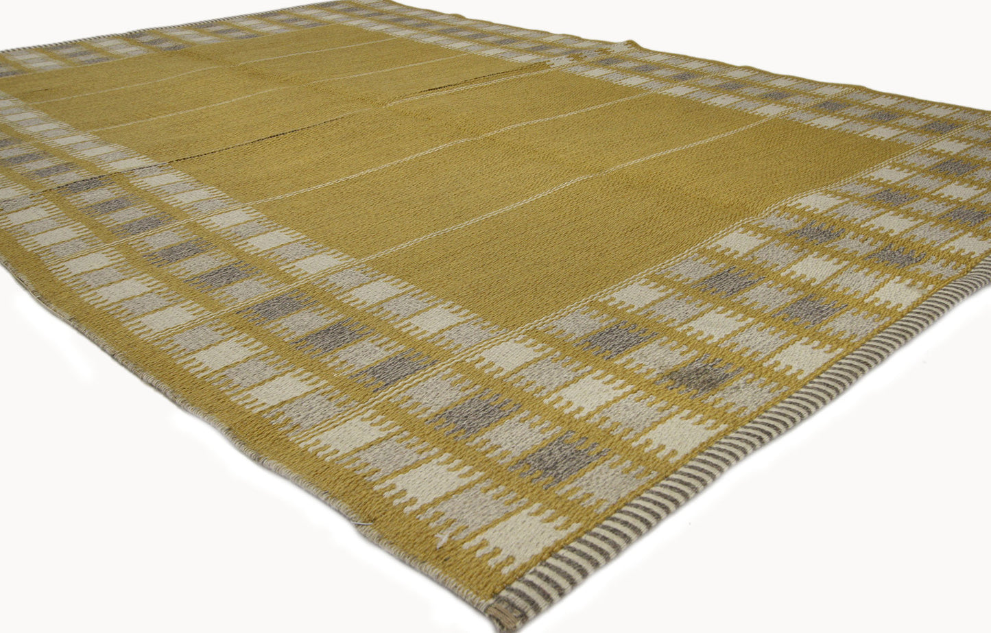 5 x 7 Vintage Swedish Kilim Rug 74984