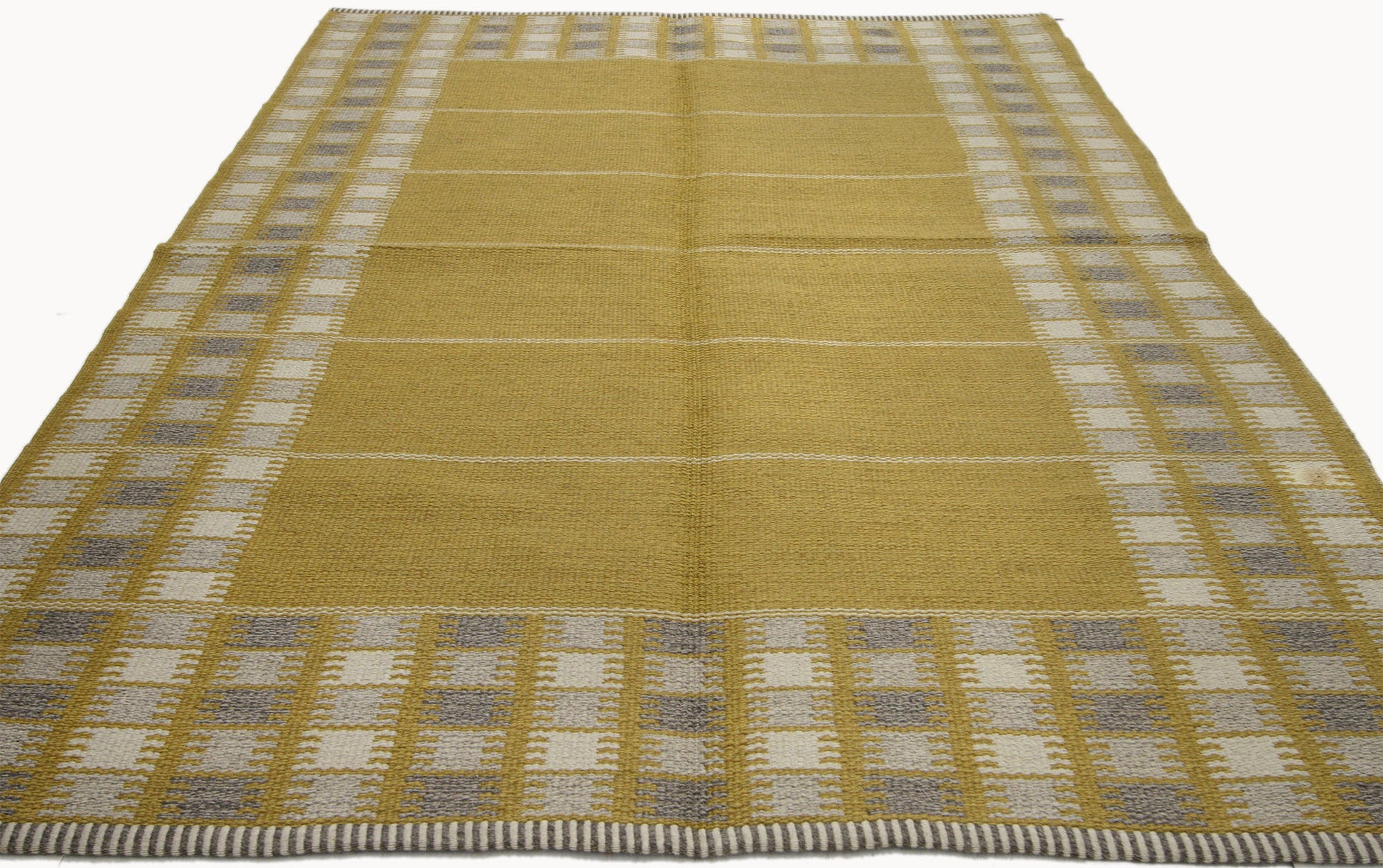 5 x 7 Vintage Swedish Kilim Rug 74984