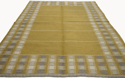 5 x 7 Vintage Swedish Kilim Rug 74984