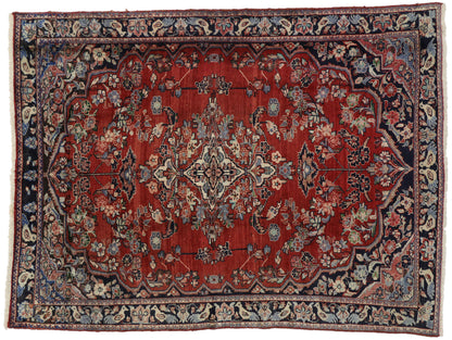 11 x 18 Vintage Tabriz Rug 74985