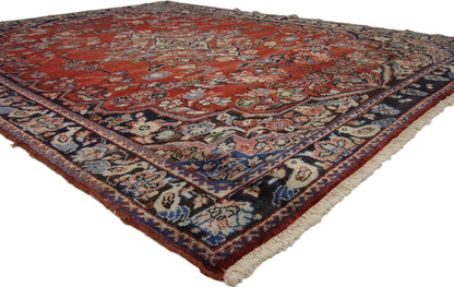 11 x 18 Vintage Tabriz Rug 74985
