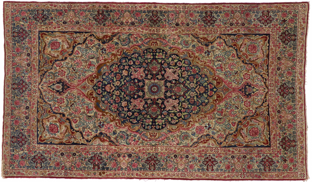 4 x 8 Vintage Kermanshah Rug 74994
