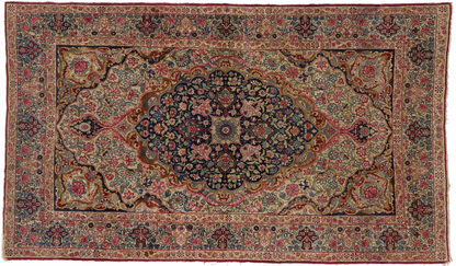 4 x 8 Vintage Kermanshah Rug 74994