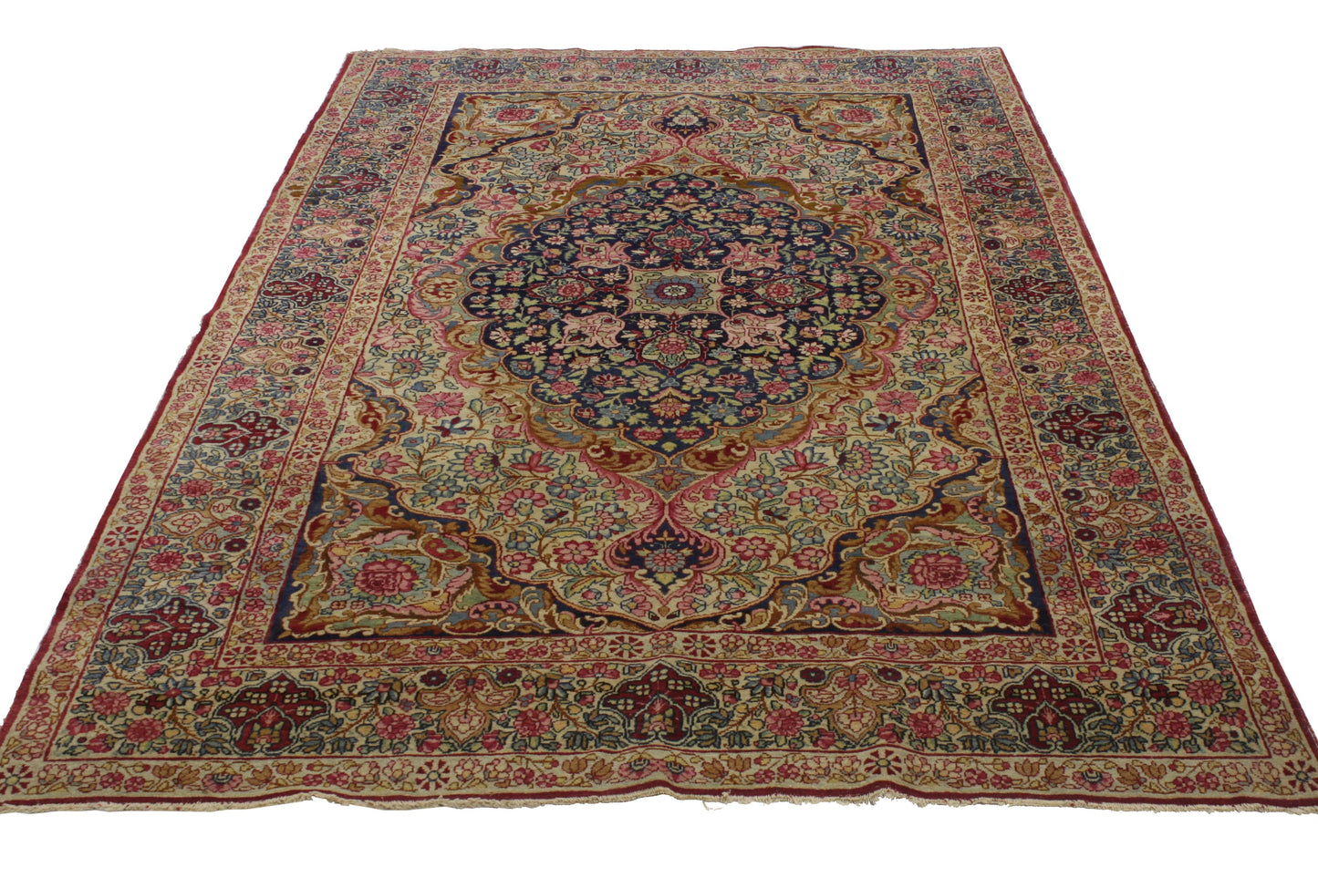 4 x 8 Vintage Kermanshah Rug 74994