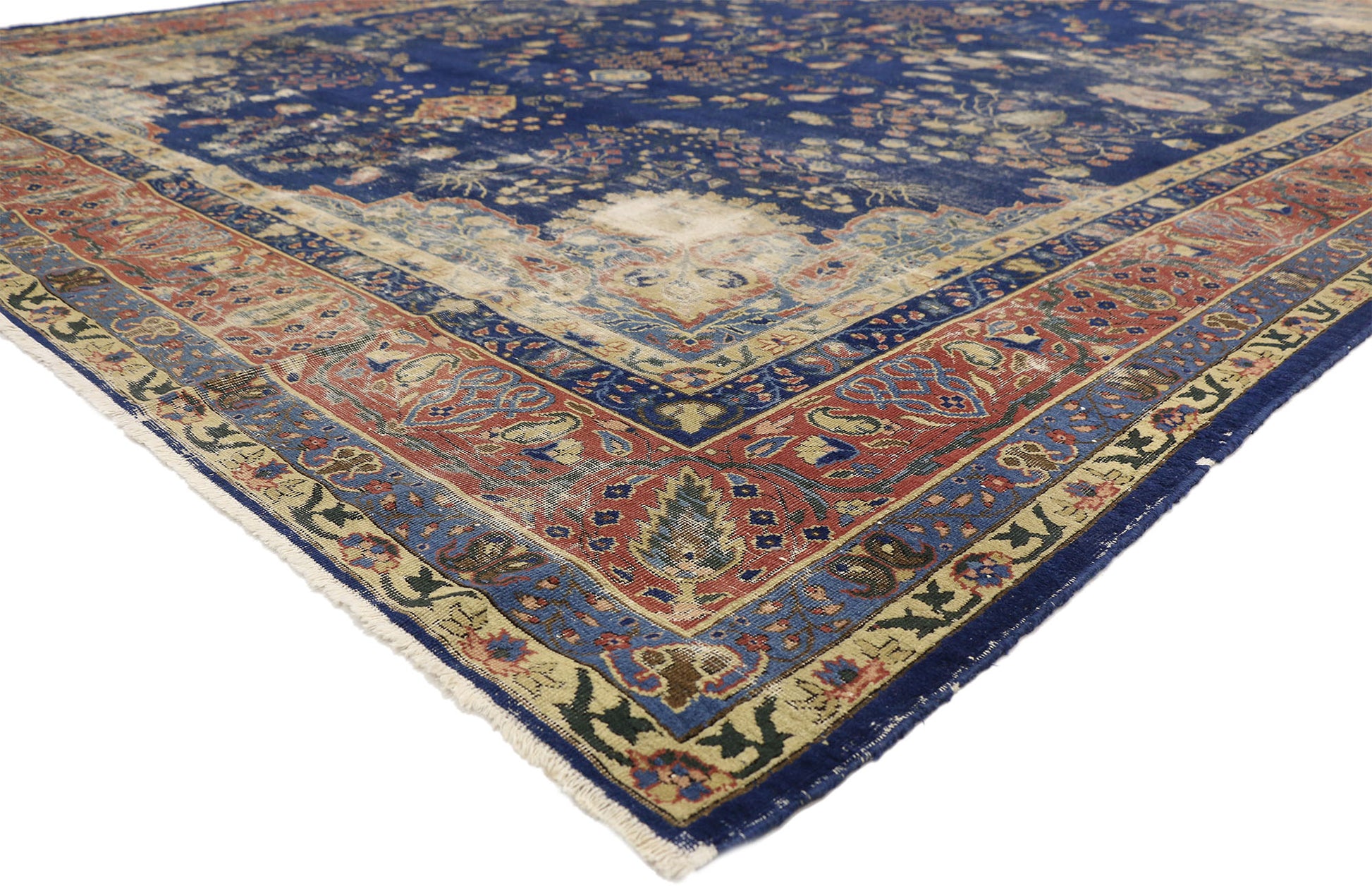 10 x 13 Antique Turkish Sparta Rug 74997