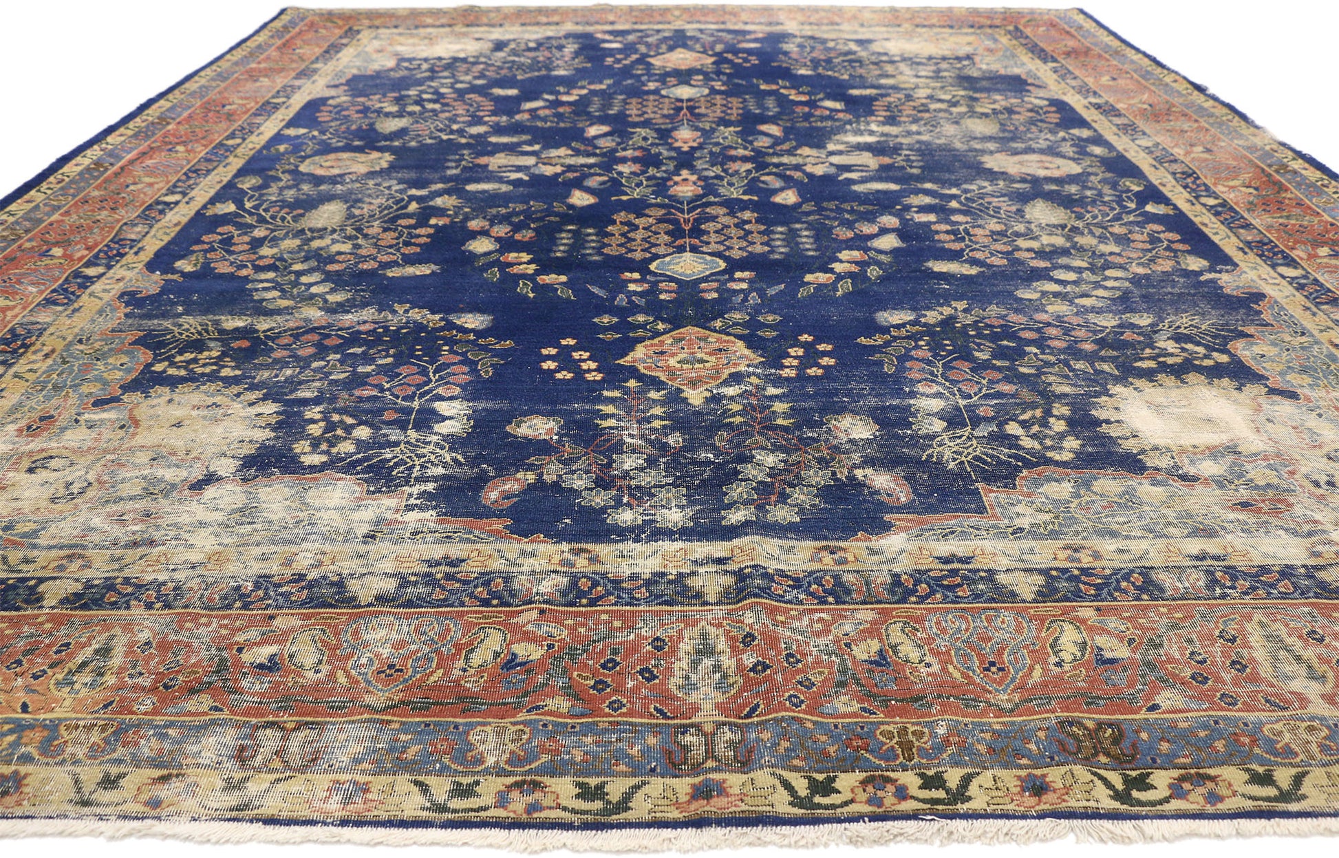 10 x 13 Antique Turkish Sparta Rug 74997